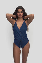 Glitter V-Swimsuit