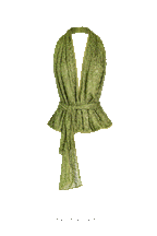Cactus Knit Scarf Set   /   Top