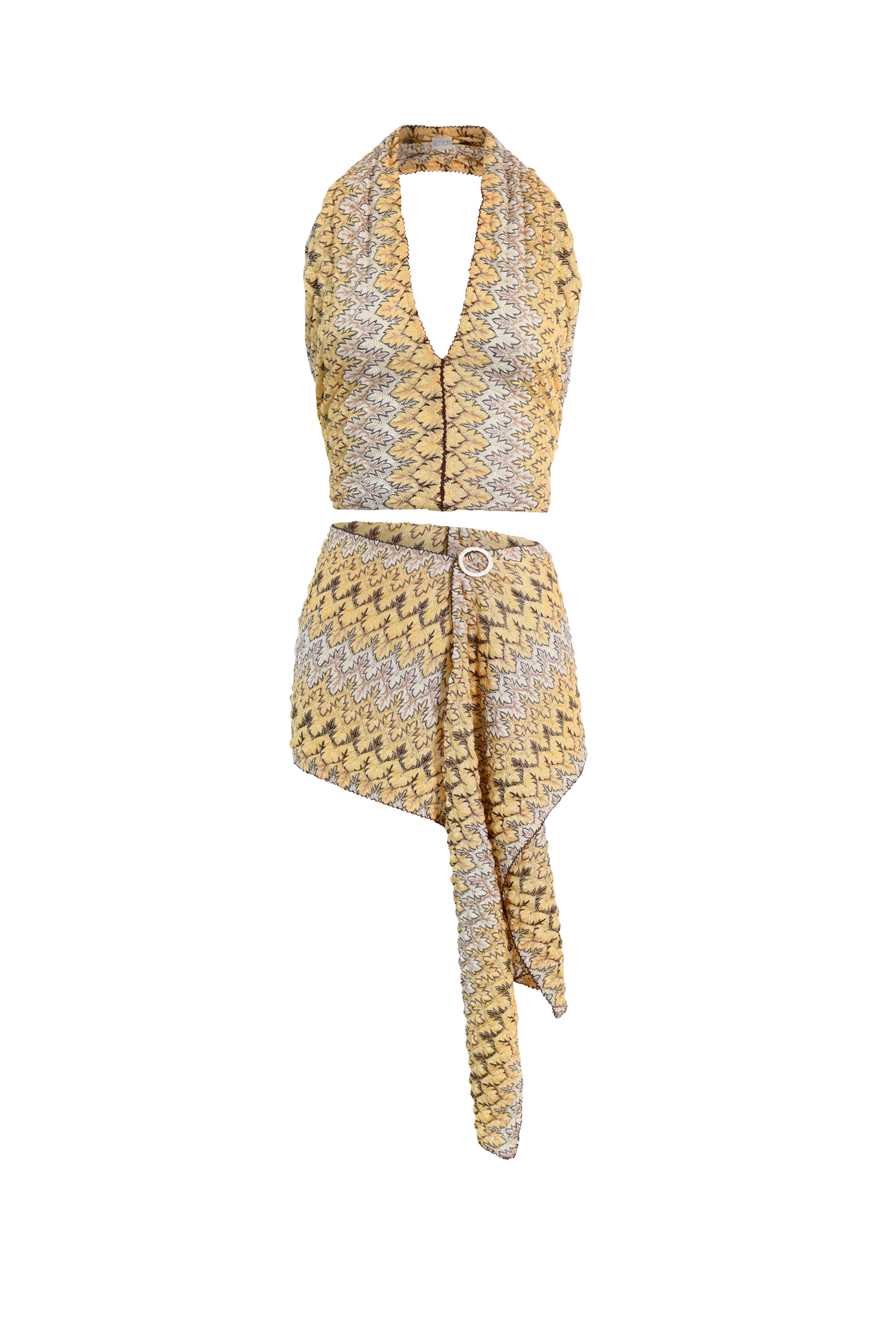 Knit Scarf Set / Top