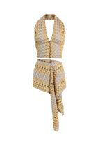 Knit Scarf Set / Top