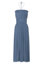 Blue Silk Tulle Skirt