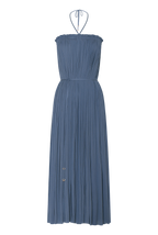 Blue Silk Tulle Skirt