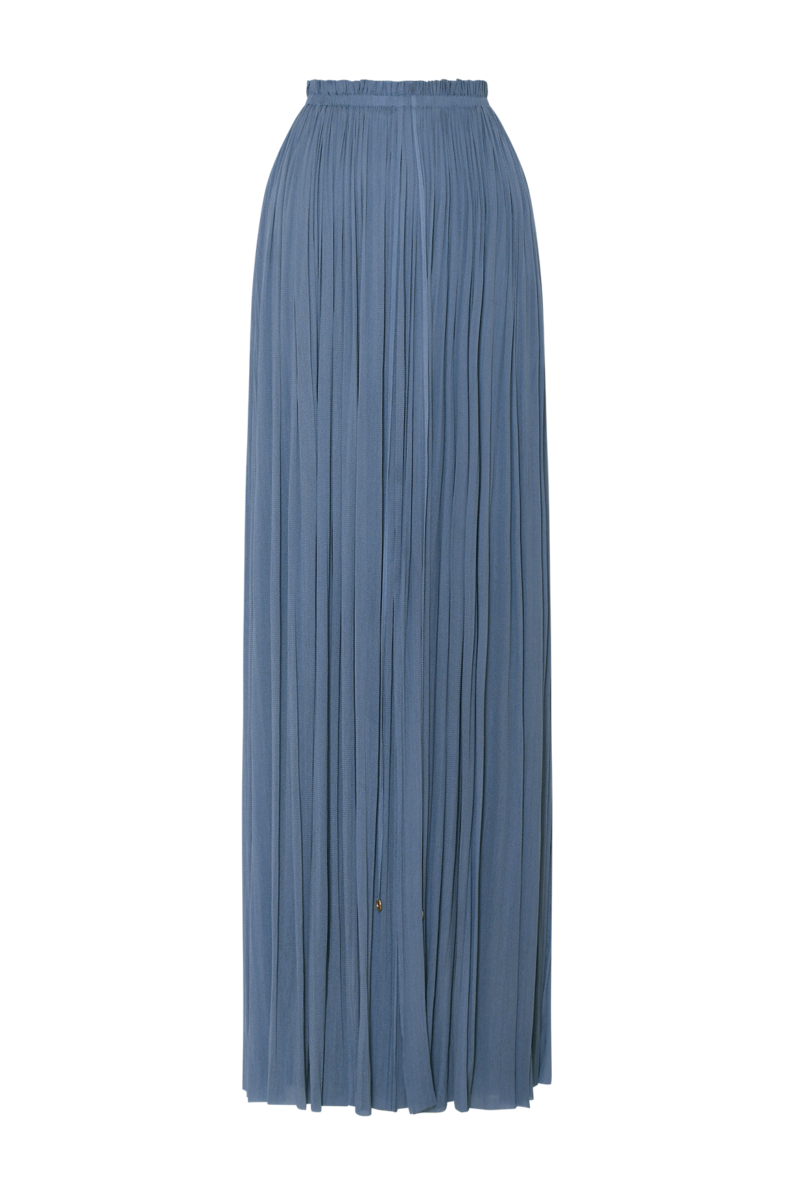 Blue Silk Tulle Skirt