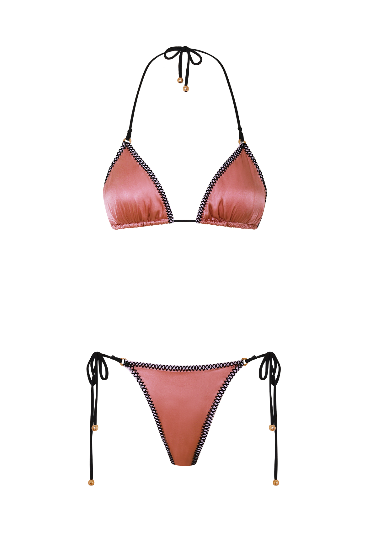 Satin Triangle Bikini