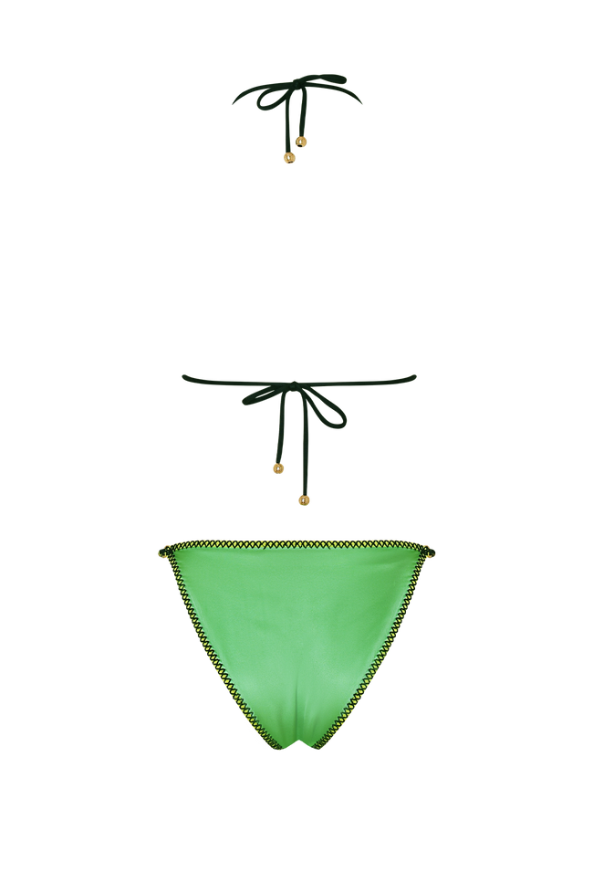 Satin Triangle Bikini