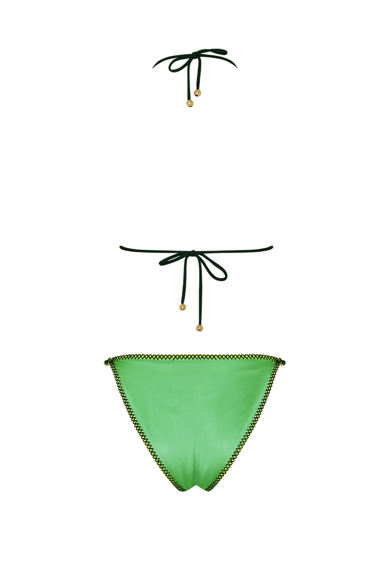 Satin Triangle Bikini