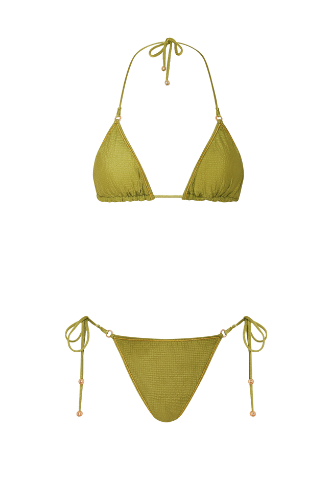 Olive Triangle Bikini