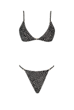 Product photo of bikini two piece for warm beach swimming & vacation.