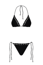 Product photo of bikini two piece for warm beach swimming & vacation.