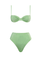 Mint Glitter Balconette Bikini