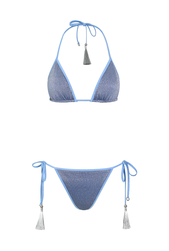 Product photo of bikini for warm beach swimming & vacation.