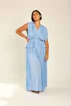 Designer Silk Top worn by stylish women like you. Perfect for resort, party & wedding.