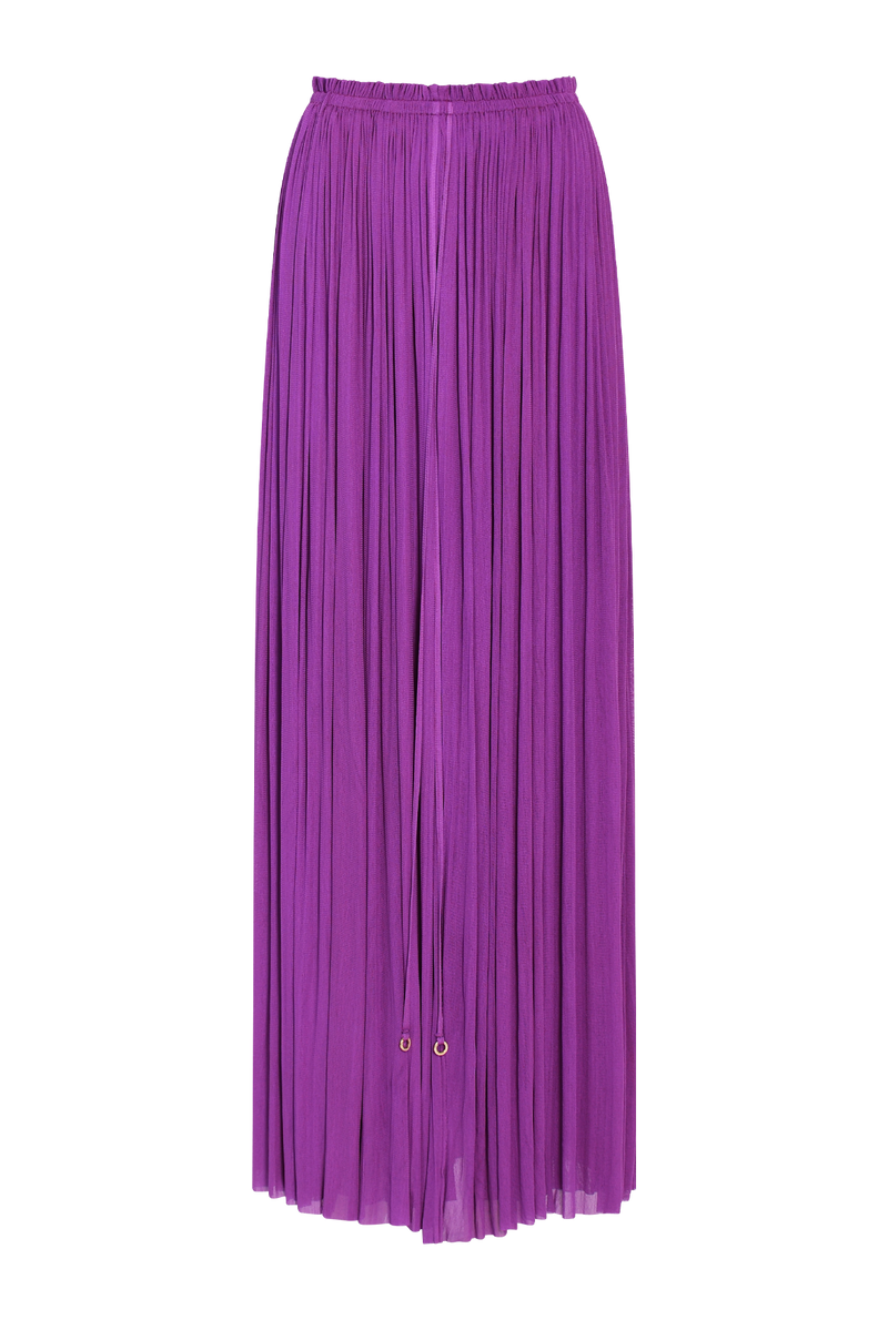 Product photo of Silk Tulle Long Skirt perfect for resort, party & wedding.