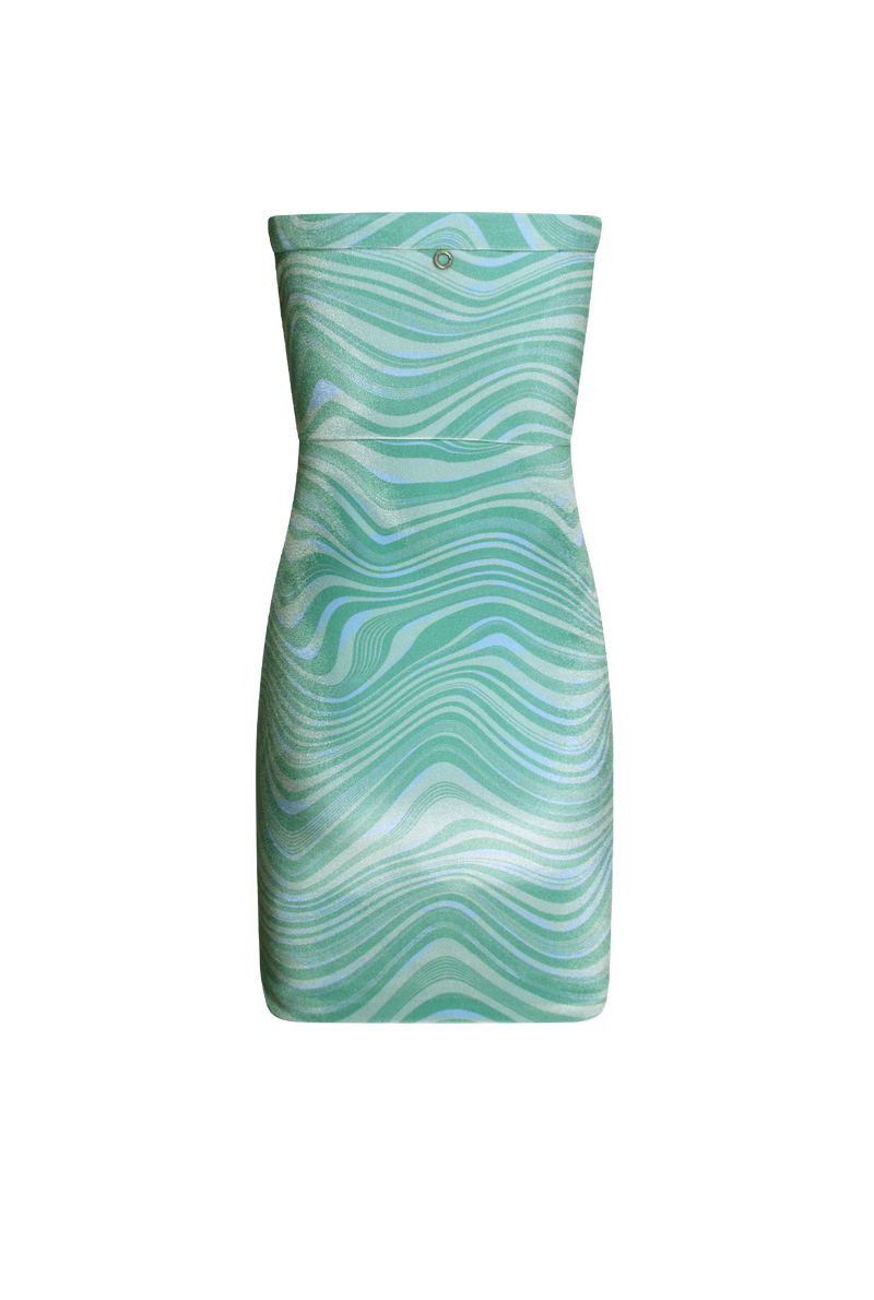 Ocean Wave Tube Dress