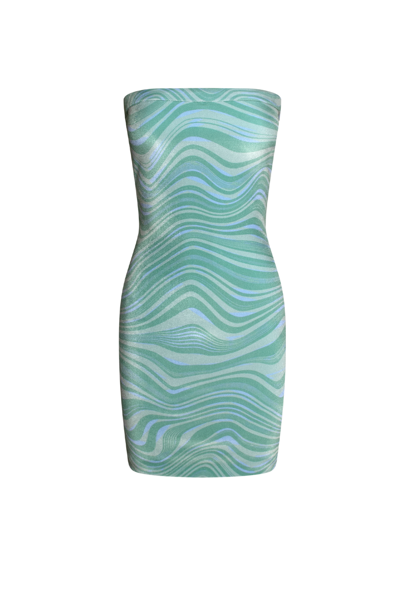 Ocean Wave Tube Dress