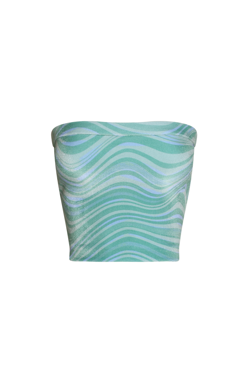 Ocean Wave Tube Top
