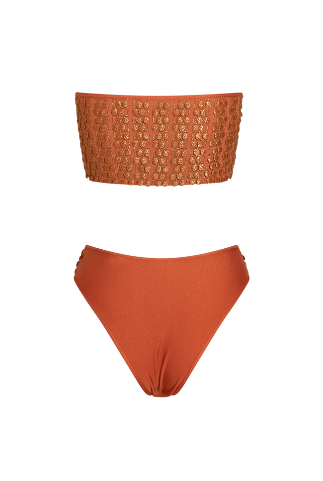 Pom Pom Bandeau Bikini
