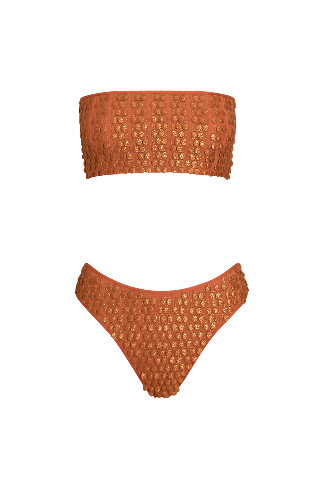 Pom Pom Bandeau Bikini
