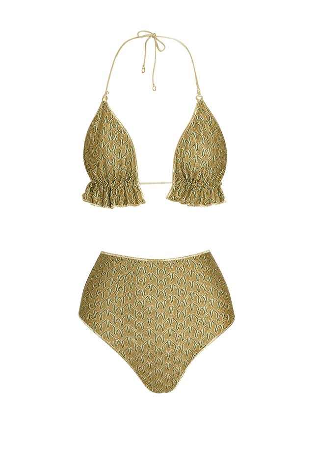 Zig Zag Frill Bikini